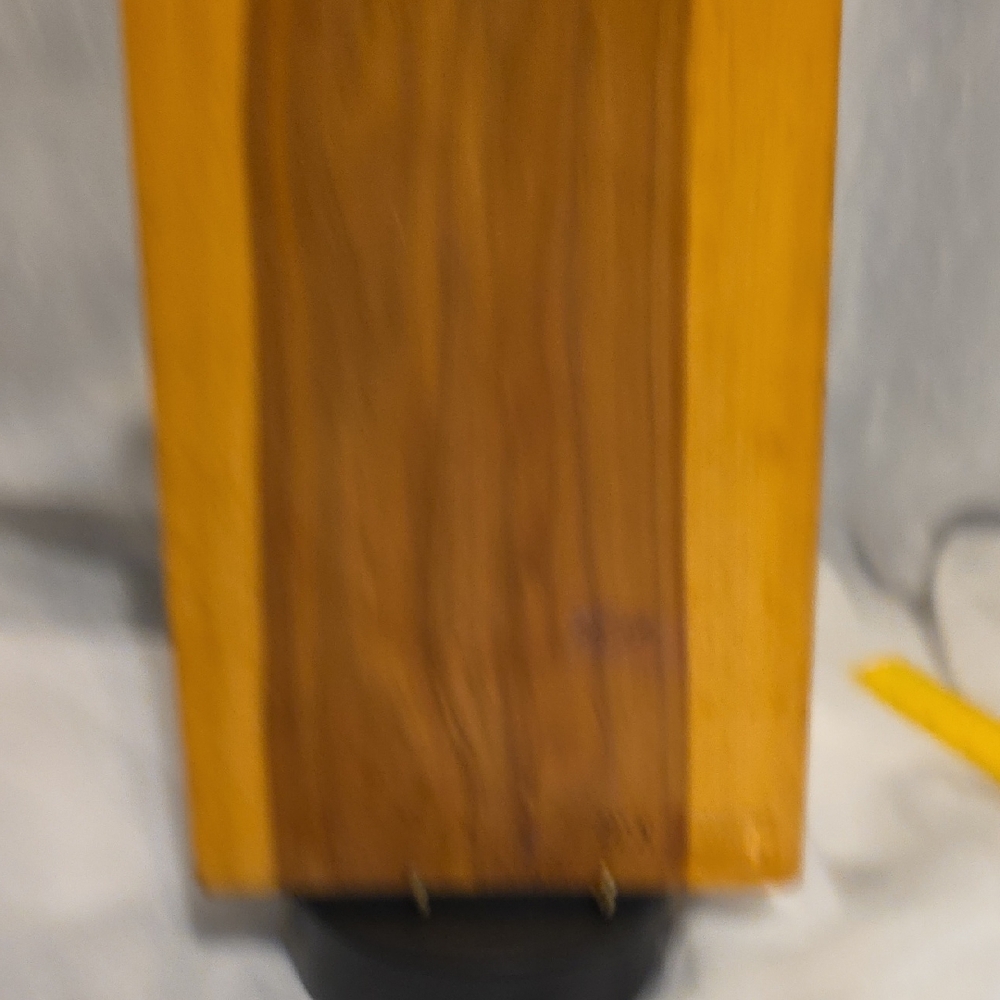 Handcrafted Wooden Art with Native American With Bear Head Dress. - Picture 8 of 11